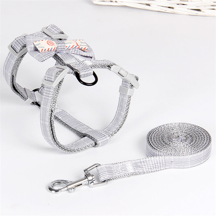 Pet Traction Rope Fashion Lattice Collocation
