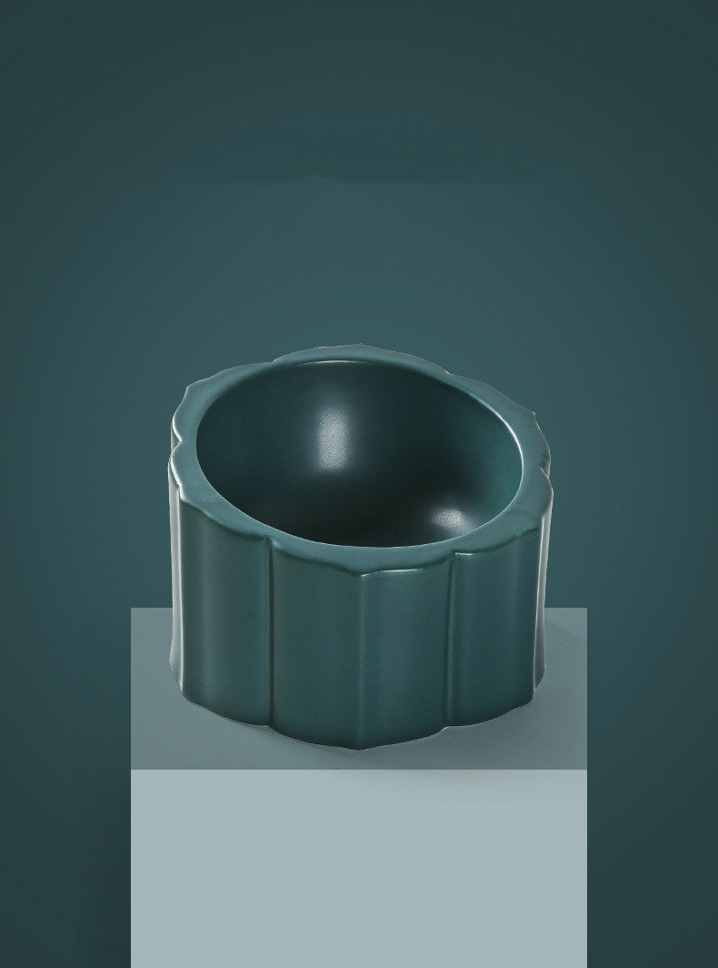 Pet ceramic cat bowl dog bowl