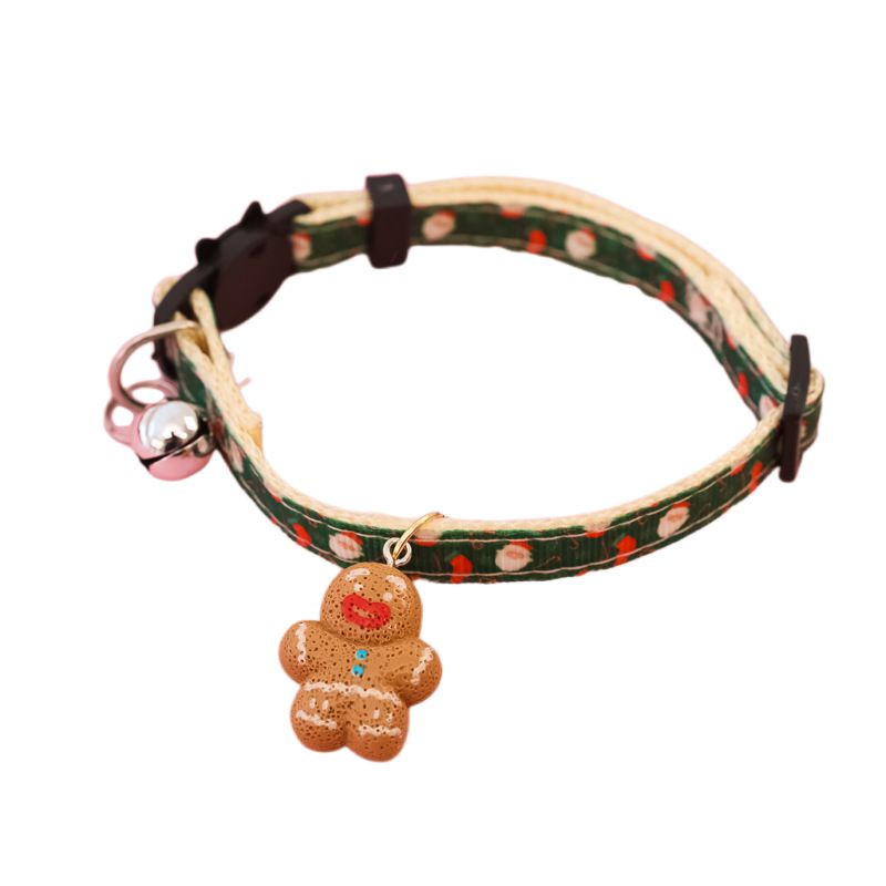 Christmas Holiday Pet Bow Ties, Collars, Dog Bows, Bells, Cat Necklaces, Anti-suffocation Safety Buckles