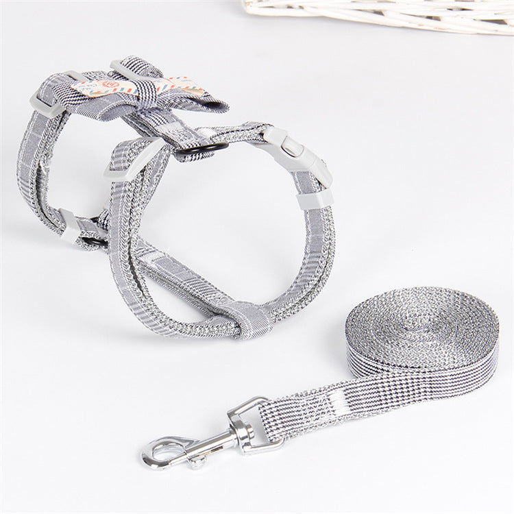 Pet Traction Rope Fashion Lattice Collocation