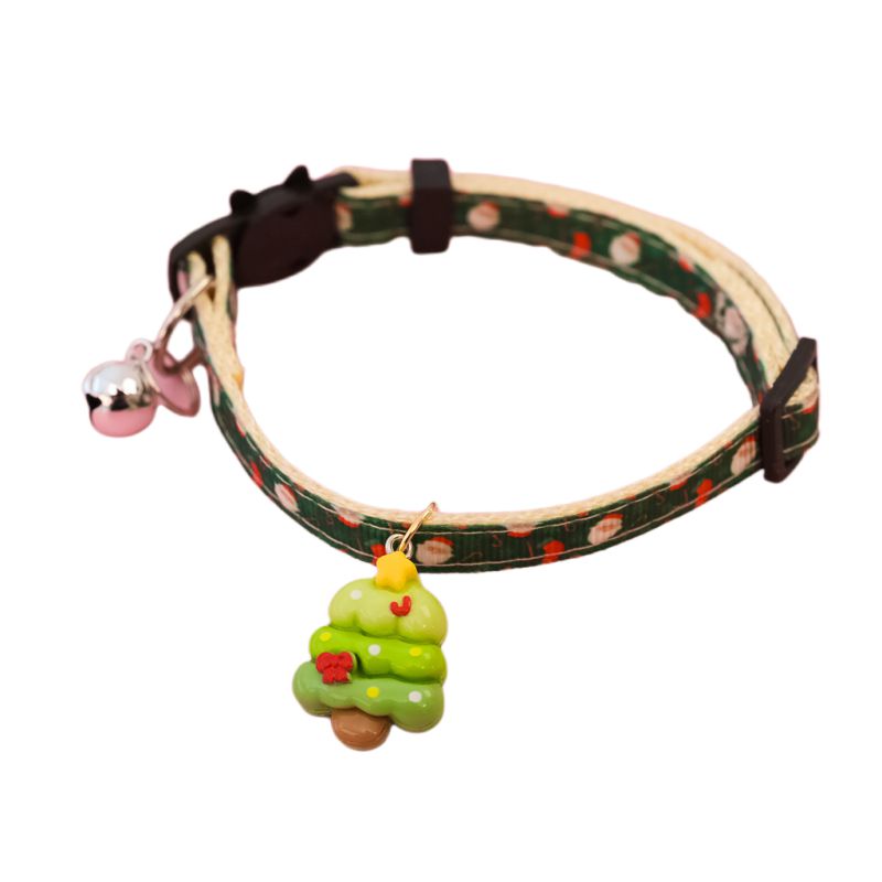 Christmas Holiday Pet Bow Ties, Collars, Dog Bows, Bells, Cat Necklaces, Anti-suffocation Safety Buckles
