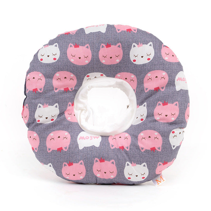 Pet Protective Collar Elizabethan Collar Adjustable Dog Cat Recovery Collar, Cute Pet Donut Collar, Soft Cone Collars For Cat Dog, Wound Healing Protective Cone After Surgery